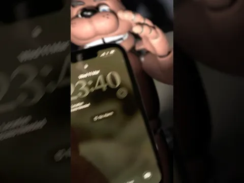 Freddy Fazbear almost caught me