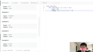 Leetcode - Valid Parentheses Python