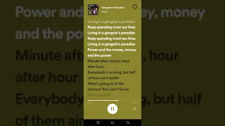 Gangsta Paradise Lyrics Coolio L V 