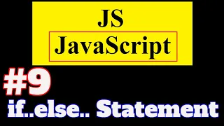 JavaScript Tutorial in Hindi if else statement