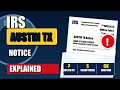 IRS Letter From Austin TX Explained Real Notice or Scam