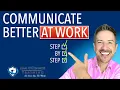 How to improve communication skills in the workplace fast Professional communication training
