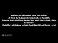 FOURTY - WEISSER RAUCH [Lyrics]
