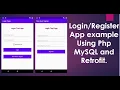 Android Login and Registration with PHP MySQL and Retrofit