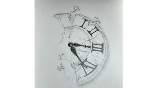 broken clock drawing broken clock drawing easy how to draw broking clock