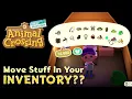How to Move Stuff in your Inventory in Animal Crossing New Horizons