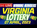Virginia Night Lottery Results 07 Apr 2023 - Pick 3