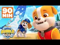 Download Lagu Rubble's Beach Rescues \u0026 Construction Tower Builds! w/ Wheeler | 90 Minutes | Rubble \u0026 Crew