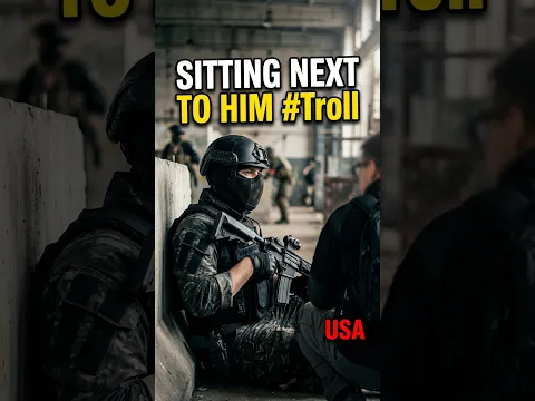 He had no idea I was sitting next to him #airsoft #troll #usa