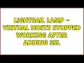 Lightsail LAMP - Virtual Hosts stopped working after adding SSL