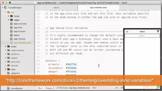 Introducing Ionic 2 Styling the App packtpub com