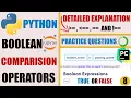 Boolean and Comparision Operators in Python