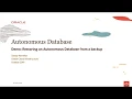 Autonomous Database Level 100 - Demo 2