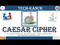Live Demonstration implementation of Caesar Cipher Algorithm Java Coding Exercise TechRanch