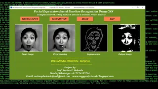 Python Code On Facial Expression Based Emotion Recognition Using CNN Python OpenCV Source Code