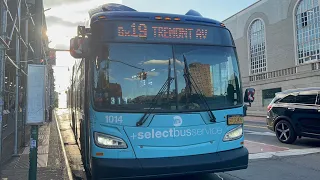 Bx19 New Flyer LFSA Bus Action at 149th-Grand Concourse