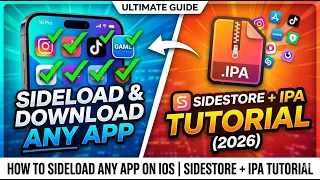 How to Sideload Download ANY App on iOS SideStore IPA Tutorial