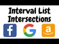 interval list intersections leetcode interval list intersection python leetcode 986