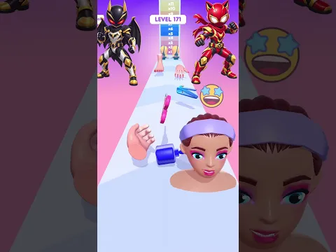 Makeup Shuffle Lvl. 6 – Match & Glow #shorts #games #gameshorts
