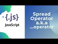 Spread Operator In Javascript In Hindi explained operator