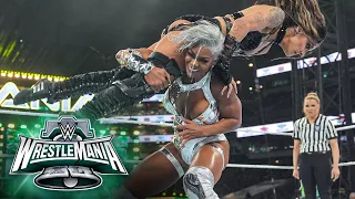 Bianca Belair Jade Cargill Naomi Vs Damage CTRL WrestleMania XL Saturday Highlights 