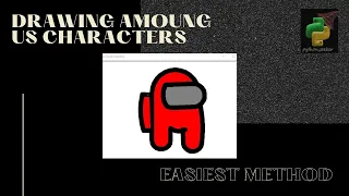 Drawing Among Us character using Turtle