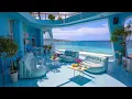 Download Lagu Happy Morning Jazz at Seaside Ambience ~ Positive Bossa Nova Music \u0026 Ocean Sounds for a Great Start