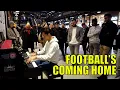 Download Lagu Shopping Mall Crowd Vibes to Three Lions Football's Coming Home | Cole Lam