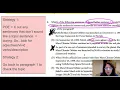 Multiple choice writing questions strategies AP Lang