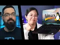 Download Lagu Can a Complete Beginner Survive Linux? Reacting to Betty from Switch and Click trying Linux