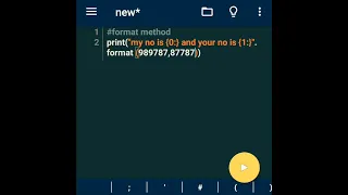 format method in python