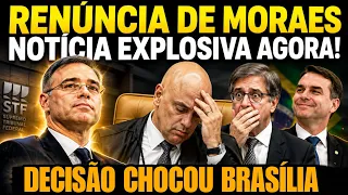 BOMBA! RENÚNCIA de ALEXANDRE DE MORAES -MENDONÇA PEITOU O SISTEMA E VENCEU NA 2ª TURMA - LULA SURTA 
