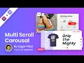 Multi Scroll js for Full height One Page Scrolling in Elementor