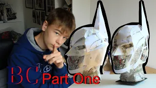 Batman Mask Build Part One FREE TEMPLATES