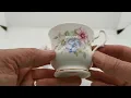 Norfolk Royal Bone China Demitasse Coffee Cup and saucer