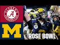 Rose Bowl Alabama Crimson Tide vs Michigan Wolverines Full Game Highlights CFB Semifinal