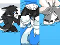 Squid dog fights with shark The Sirens who lure people with their songs Changed-Special