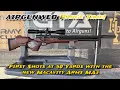 Macavity Arms MA3 First shots at 50 yards with Hawke Optics and JSB Pellets!