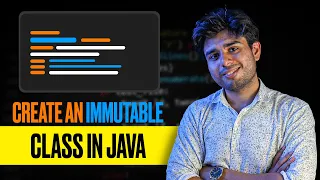 How to create an Immutable Class in Java from Scratch
