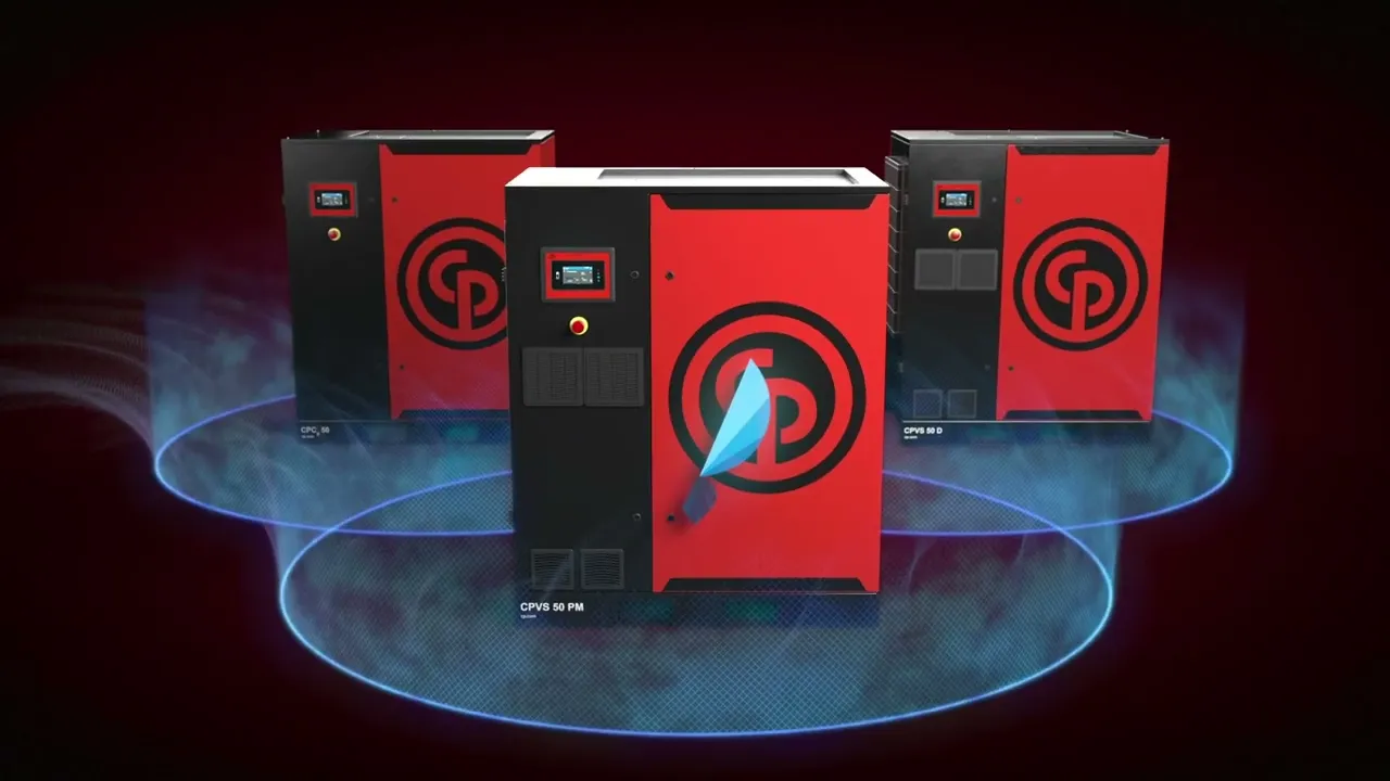 Chicago Pneumatic 3D commercial ads video