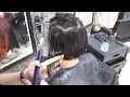 SUPER HAIRCUT - SHORT STACKED BOB HOTTEST EYE CATCHING BOB CUT