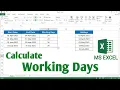 How to Calculate Working Days in Excel Workday Function in Excel