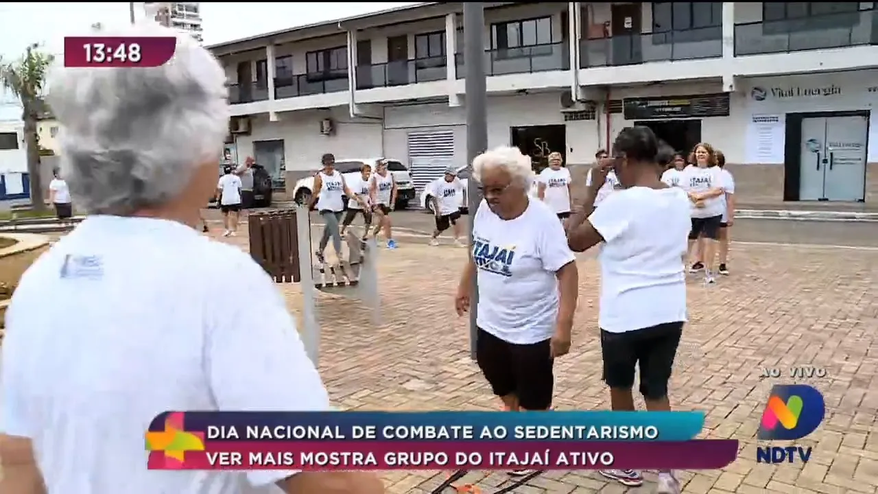 Dia Nacional de Combate ao sedentarismo, Ver Mais mostra grupo do Itajaí Ativo