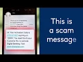 How to spot a scam text message