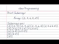 Print SubArrays of an Array Dev Domain