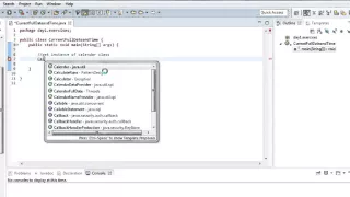 get Current Date and Time using Java Calendar class Part 1