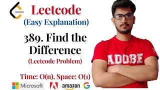 389 Find the Difference Leetcode Problem