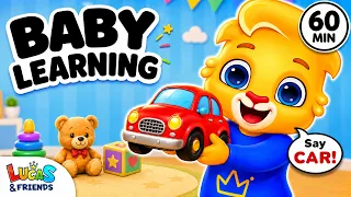 Baby Learning First Words & Learn to Talk | Animal Sounds, Numbers, Songs & Activities with Lucas
