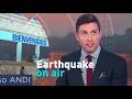 Earthquake on air in Colombia