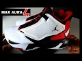 UNLEASH THE AURA A REVIEW OF THE JORDAN MAX AURA 4 in UNIVERSITY RED ON FOOT 4K
